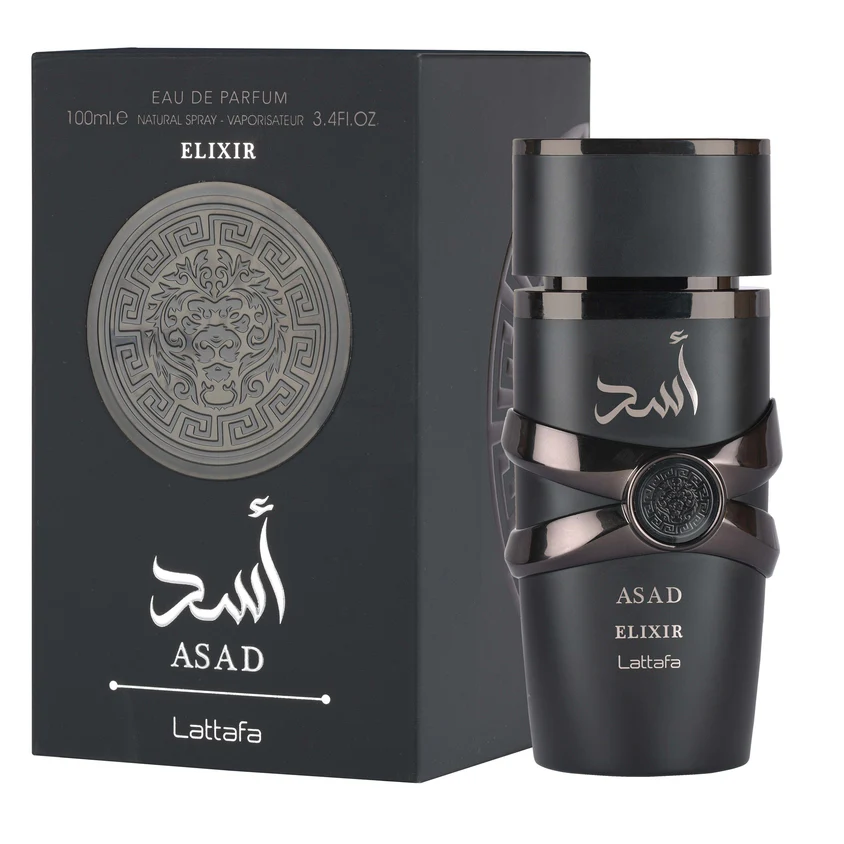 Asad Elixir by Lattafa is a masterfully crafted fragrance that captures power, sophistication, and charisma in every drop.