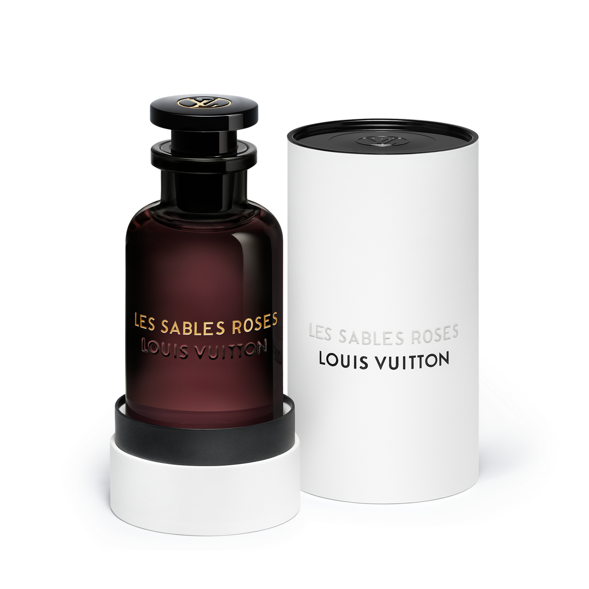 Official Louis Vuitton Les Sables Roses 100ml bottle and retail presentation box