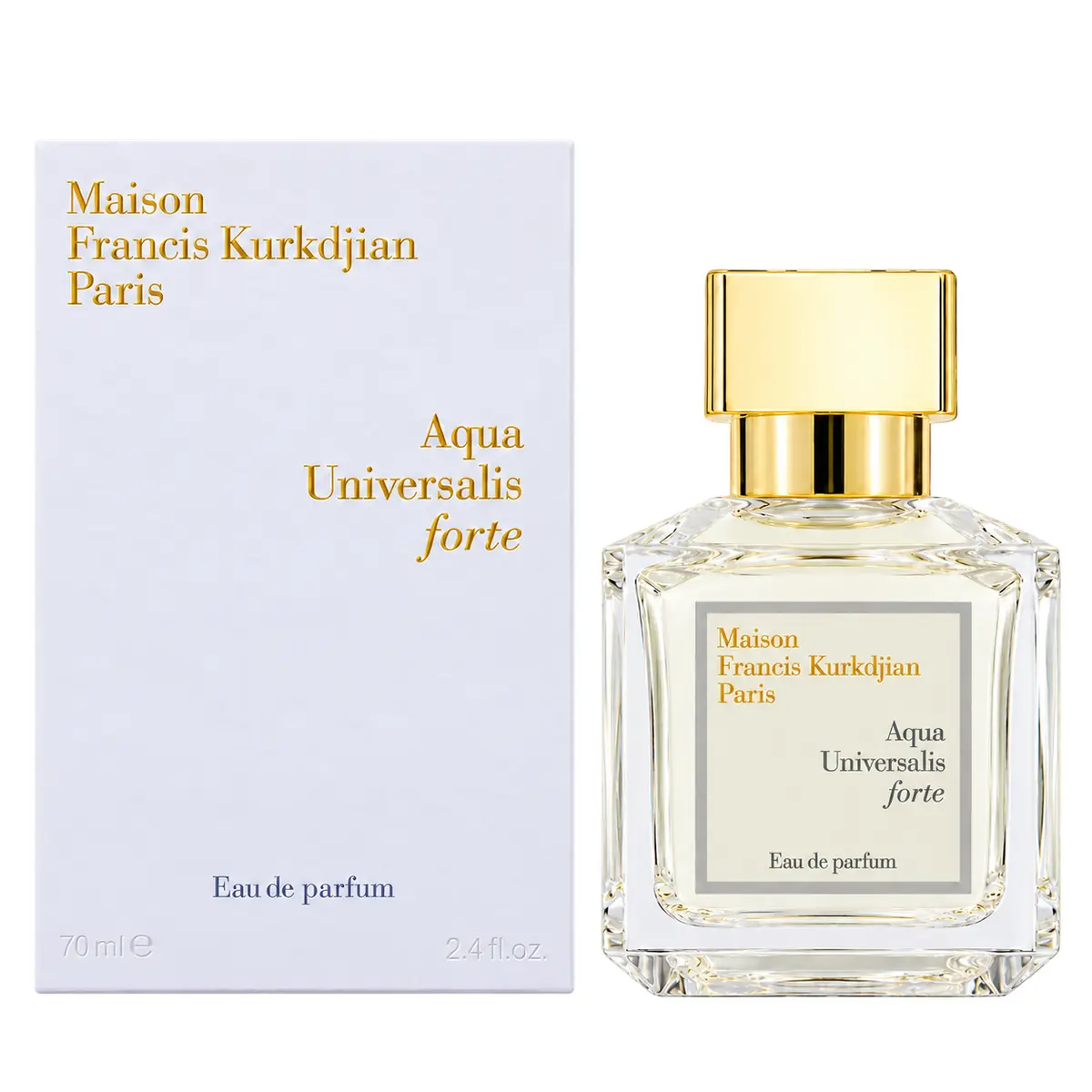 MFK Aqua Universalis Forte Eau de Parfum 70ml bottle and box