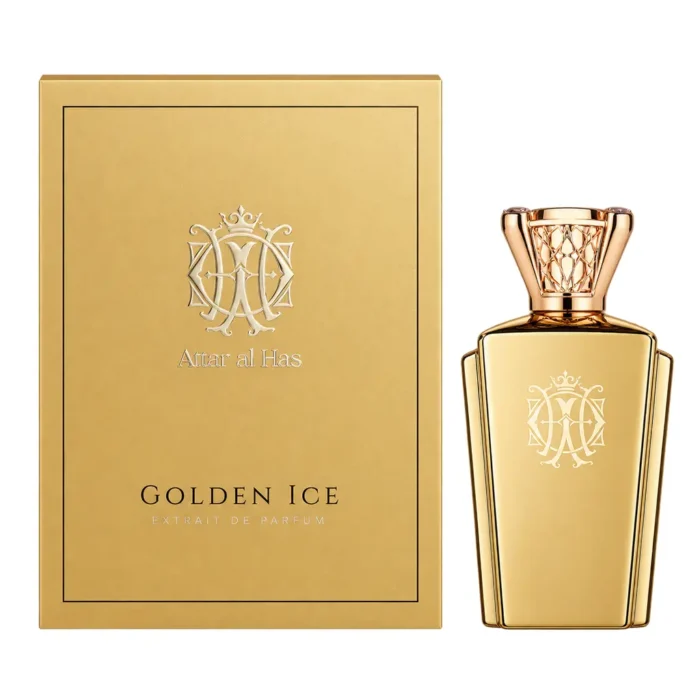 Attar Al Has Golden Ice Extrait de Parfum 100ml bottle and box