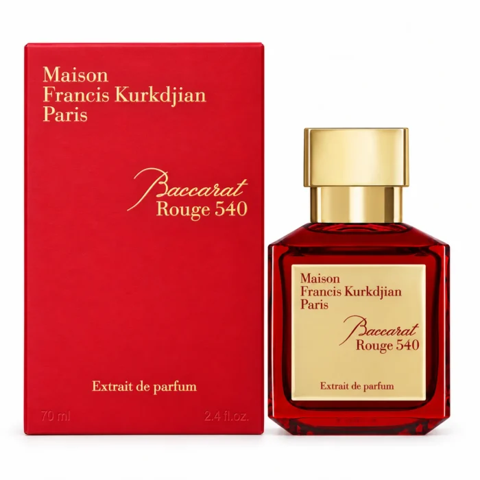 Maison Francis Kurkdjian Baccarat Rouge 540 Extrait de Parfum 70ml with its box
