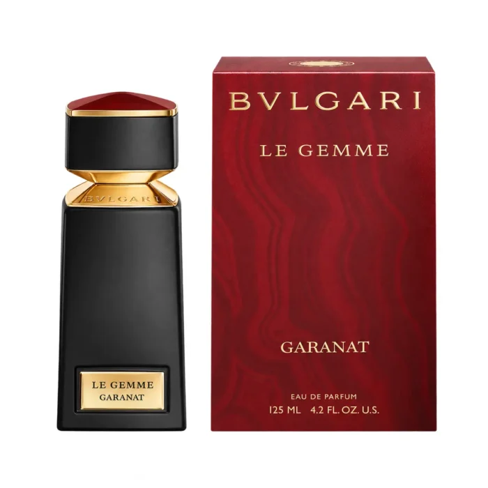 Bvlgari Le Gemme Garanat EDP 125ml bottle and matching packaging