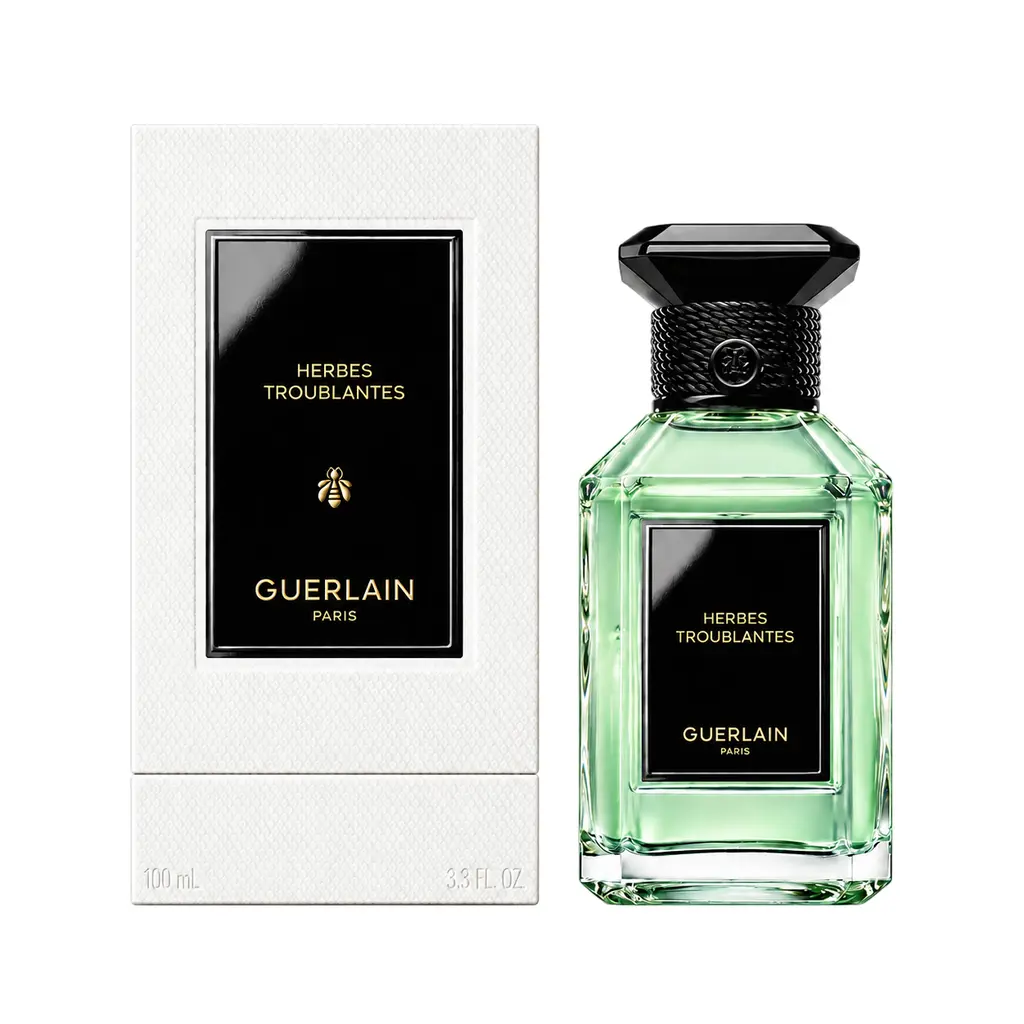 Guerlain Herbes Troublantes Eau de Parfum 100ml bottle and box