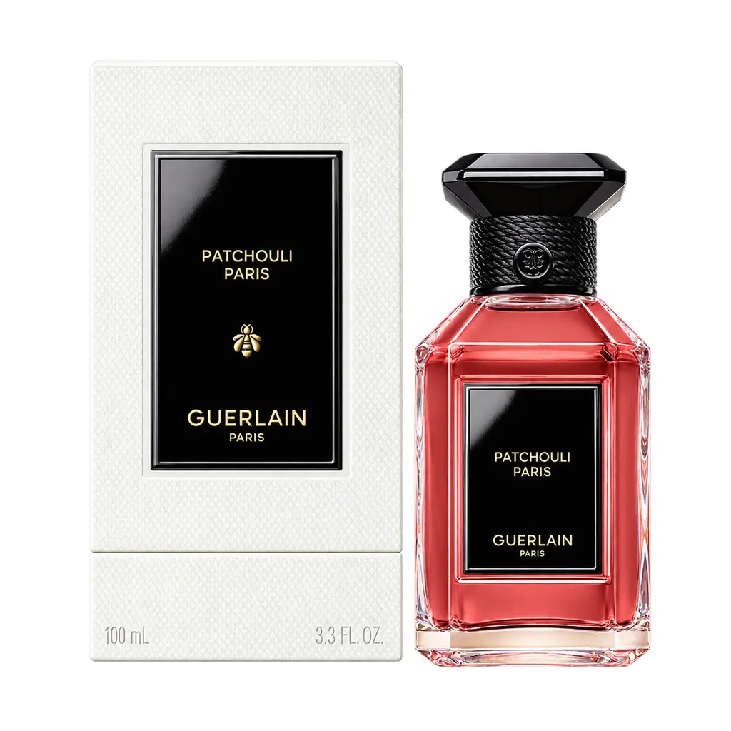 Guerlain Patchouli Paris Eau de Parfum 100ml bottle and box