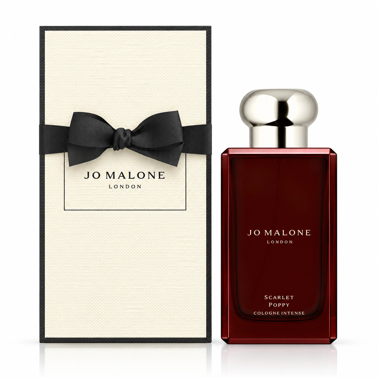 Jo Malone Scarlet Poppy Cologne Intense 100ml bottle and box