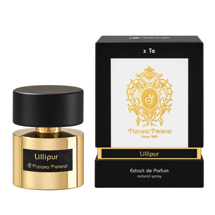Tiziana Terenzi Lillipur Extrait de Parfum 100ml bottle and matching packaging
