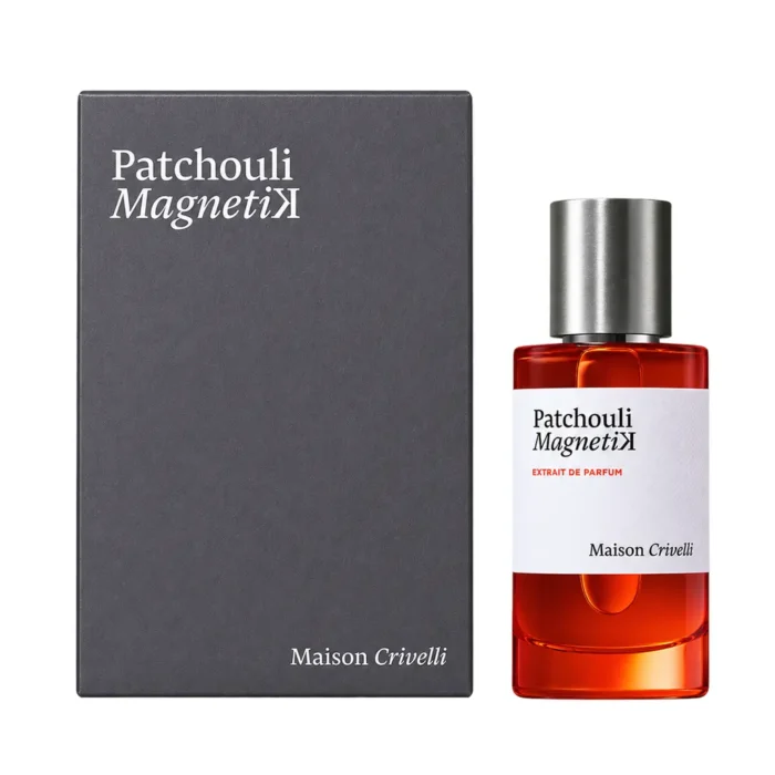 Maison Crivelli Patchouli Magnetik Extrait de Parfum 50ml bottle and box