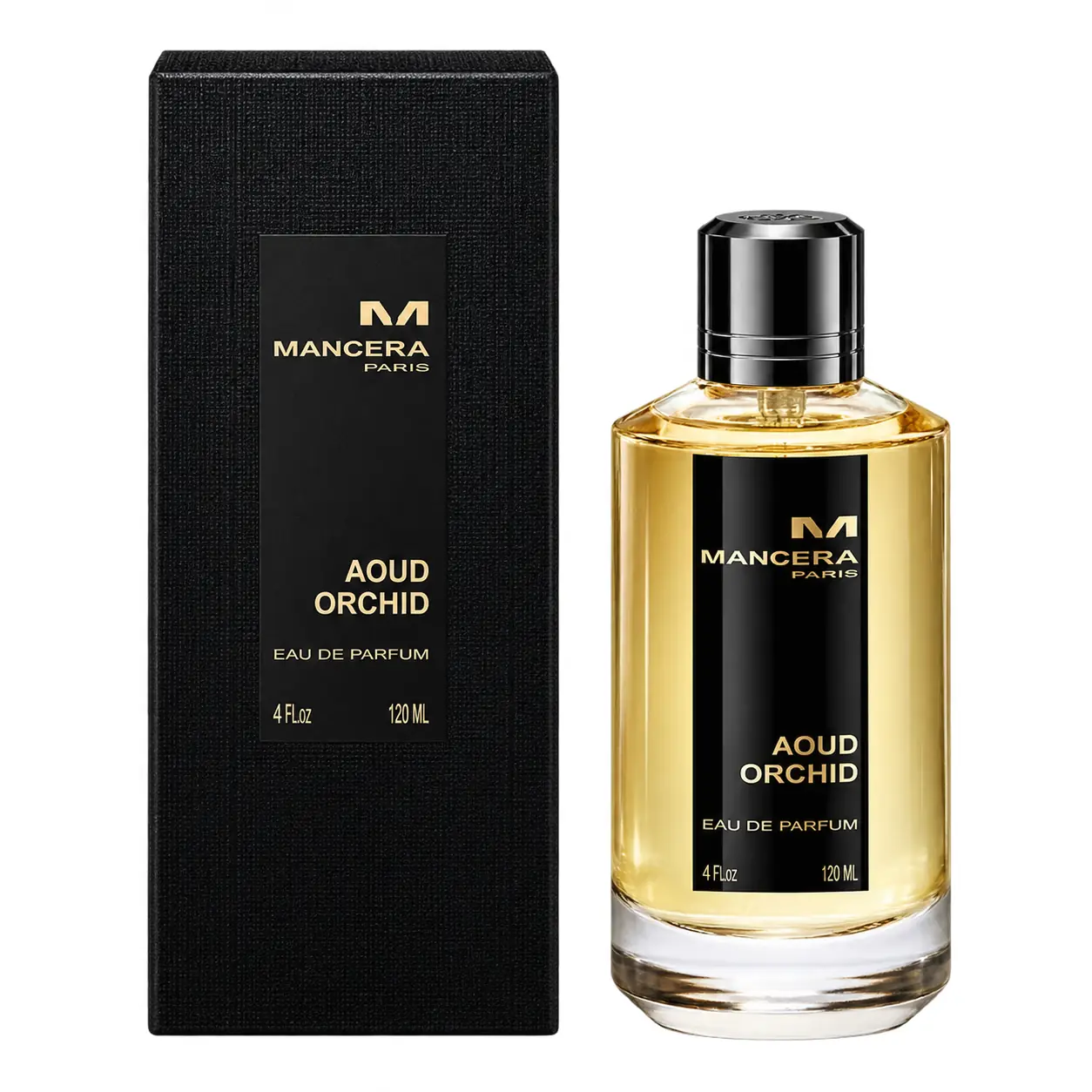 Mancera Aoud Orchid EDP 120ml bottle and box