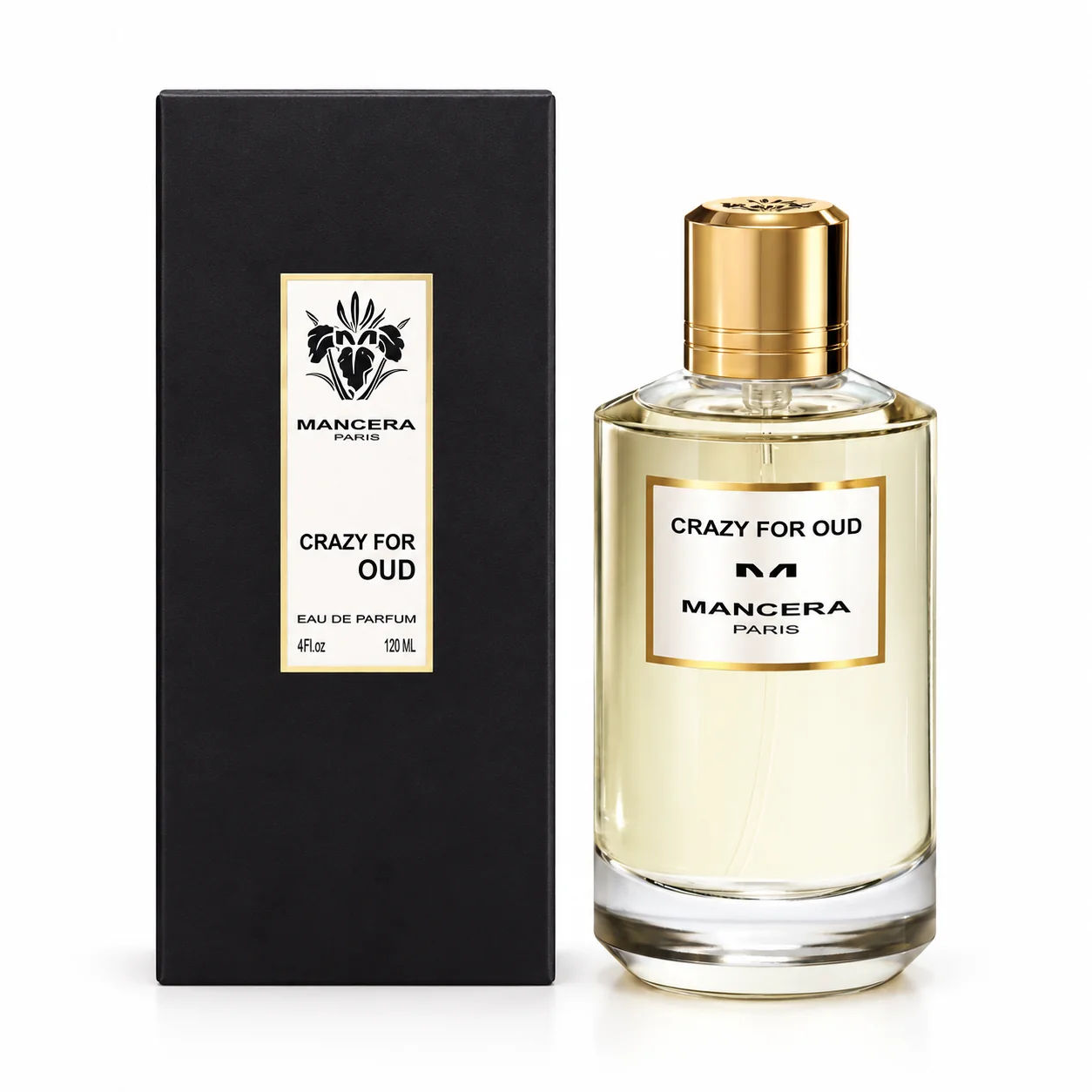 Mancera Crazy For Oud EDP 120ml with its box