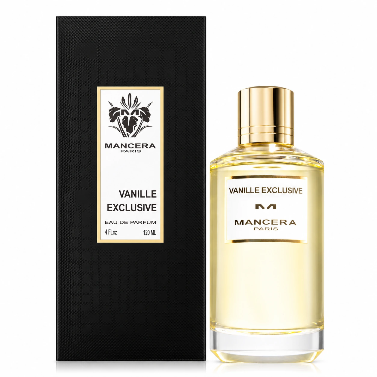 Mancera Vanille Exclusive Eau de Parfum 120ml bottle and box