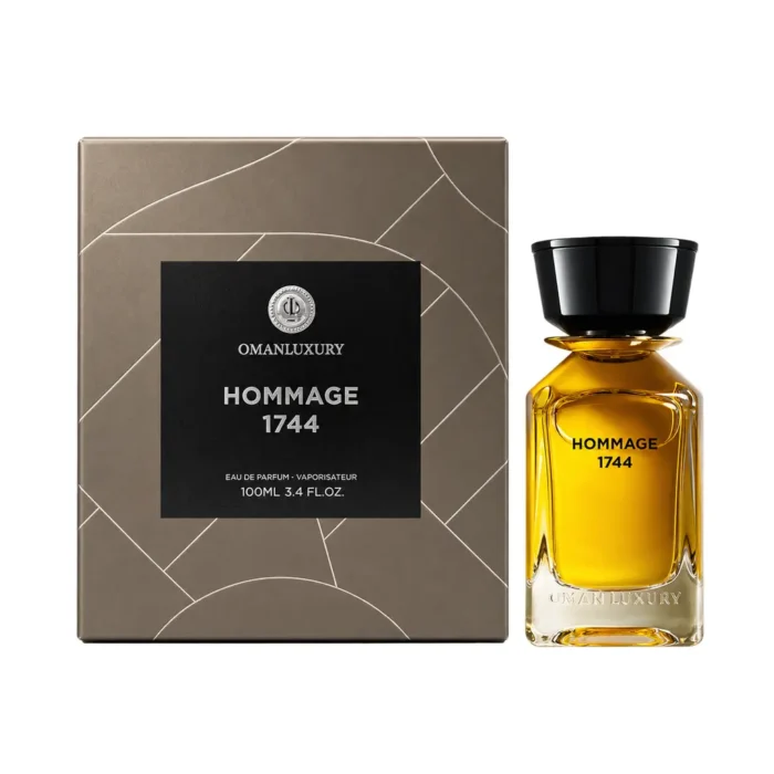 Omanluxury Hommage 1744 Eau de Parfum 100ml bottle and box