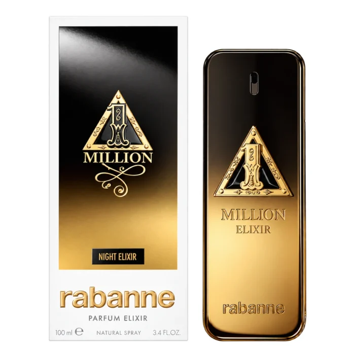 Rabanne 1 Million Night Elixir bottle and box