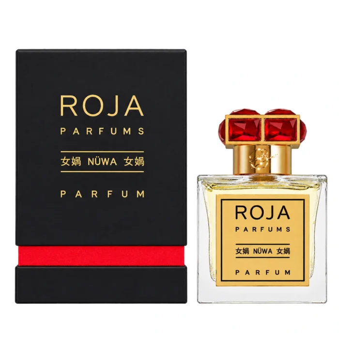 Roja Parfums Nuwa Parfum 100ml bottle and black presentation case