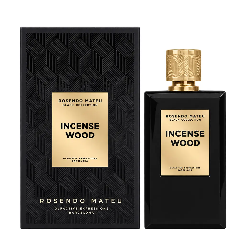 Rosendo Mateu Incense Wood Parfum 100ml bottle and box