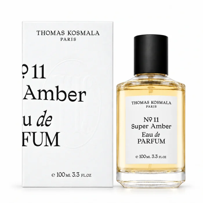 Thomas Kosmala No.11 Super Amber Eau de Parfum 100ml bottle and box