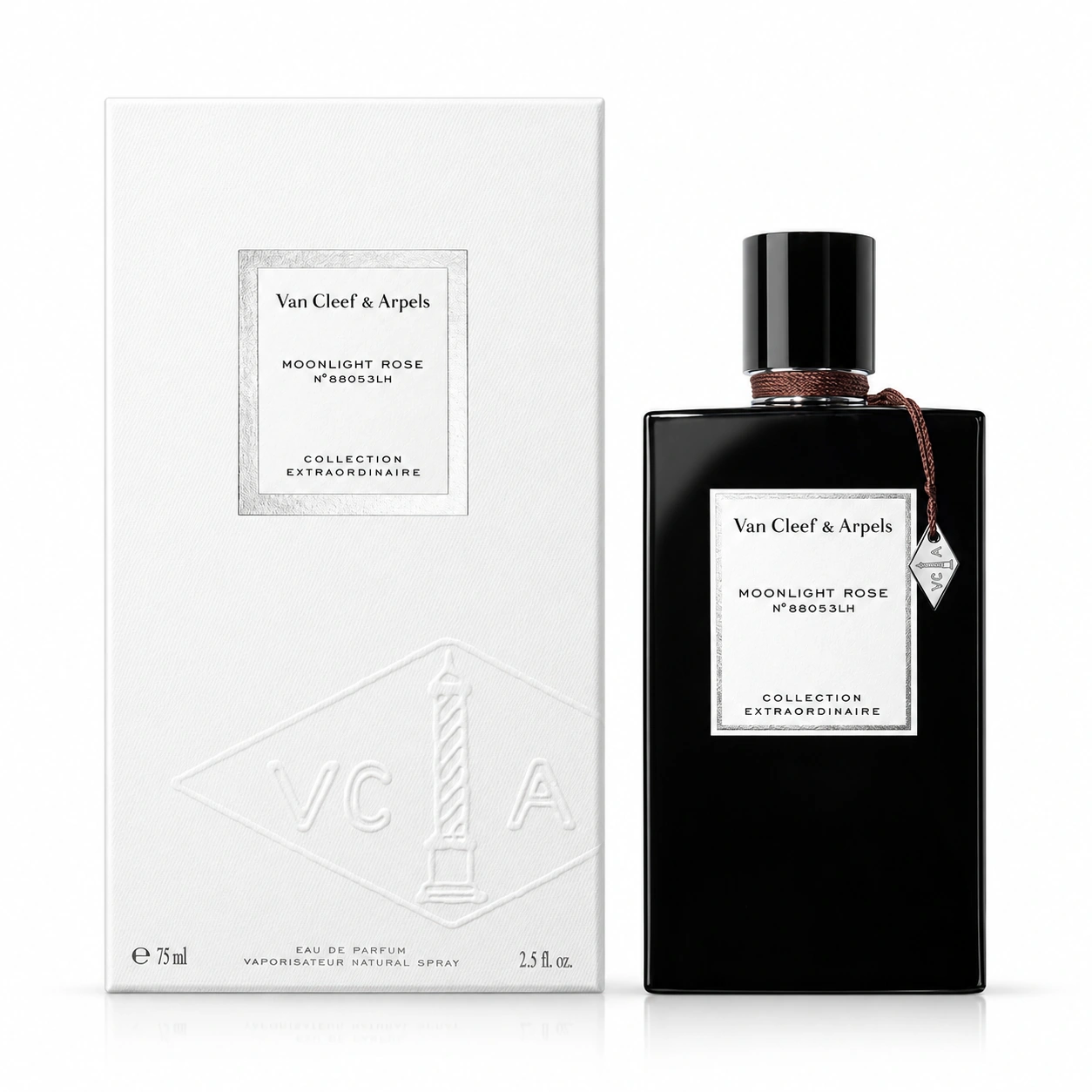 Van Cleef & Arpels Moonlight Rose Eau de Parfum 75ml bottle and box