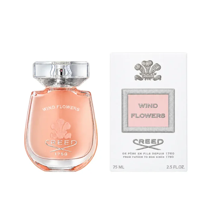 Creed Wind Flowers EDP 75ml bottle and matching packaging