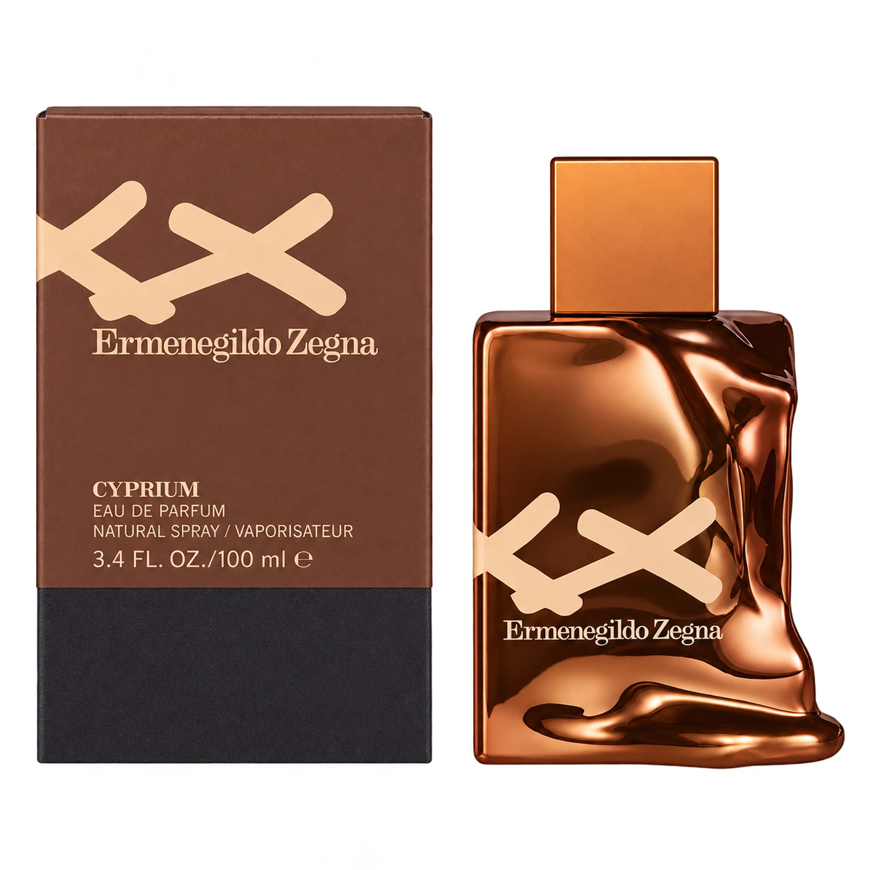 Zegna XXX Cyprium EDP 100ml bottle and box